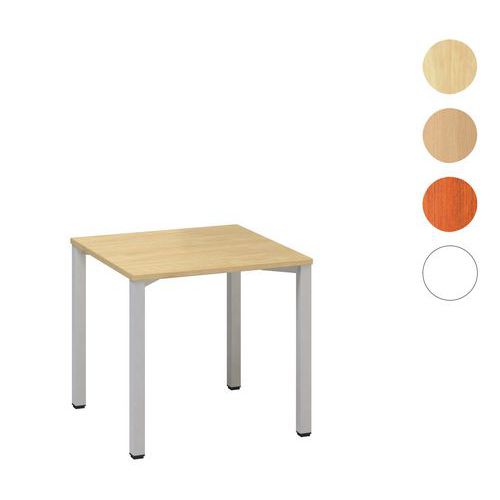 Rovné kancelárske stoly Alfa 200, 80 x 80 x 74,2 cm, rovné vyhotovenie