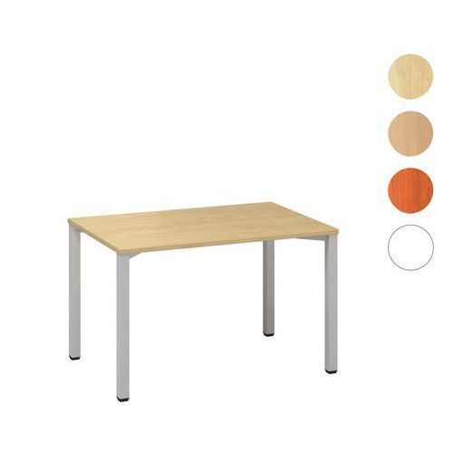Rovné kancelárske stoly Alfa 200, 120 x 80 x 74,2 cm, rovné vyhotovenie