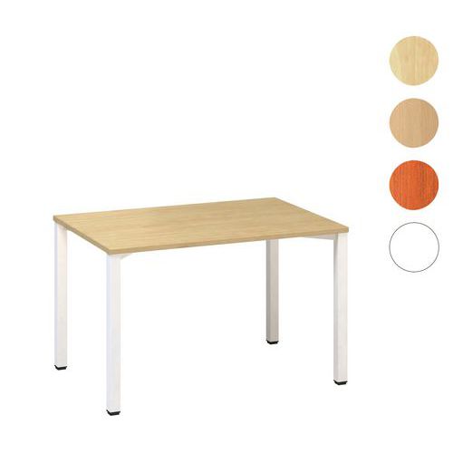 Rovné kancelárske stoly Alfa 200, 120 x 80 x 74,2 cm, rovné vyhotovenie