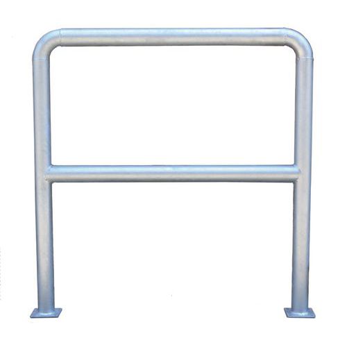 Kovové zábrany Manutan Expert, dĺžka 100 cm, priemer 38 mm