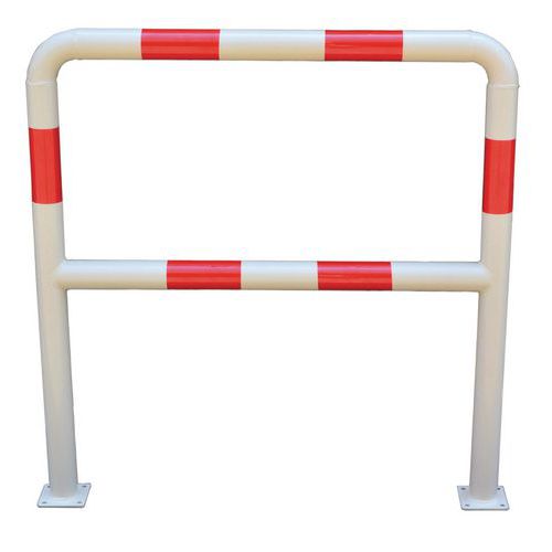 Kovové zábrany Manutan Expert, dĺžka 100 cm, priemer 59 mm