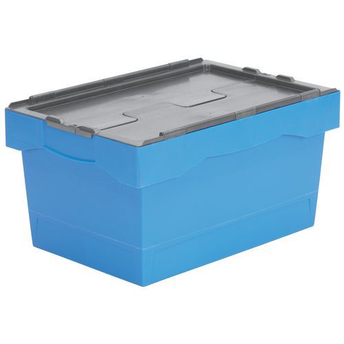 Plastové prepravné boxy s farebnými krytmi