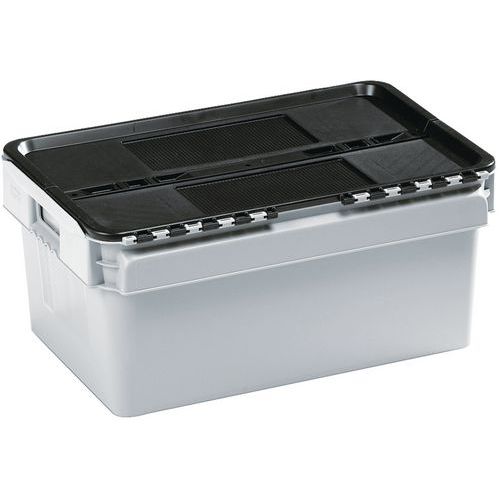 Plastové boxy s vekom CurTec, 400 mm