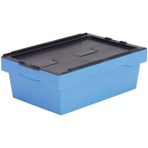 Plastové prepravné boxy s farebnými krytmi
