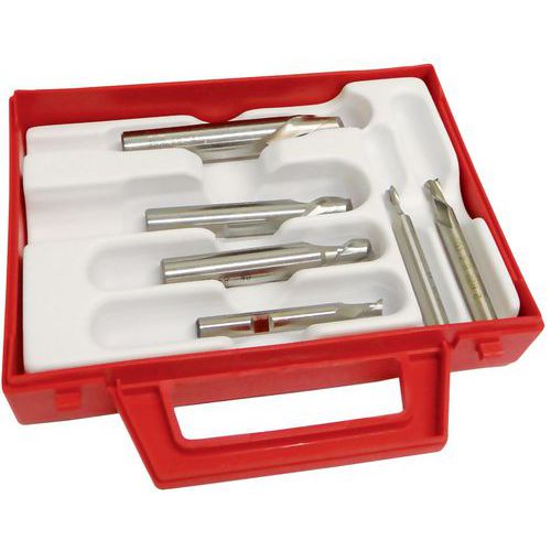 Súprava 8% kobaltových fréz HSS v kufri - Magafor