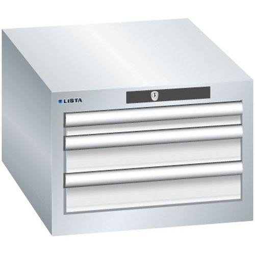 Dielenské zásuvkové skrine Lista, 2 alebo 3 zásuvky