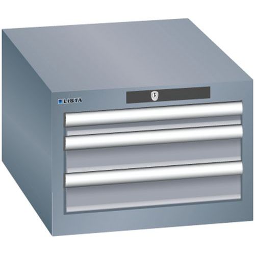 Dielenské zásuvkové skrine Lista, 2 alebo 3 zásuvky