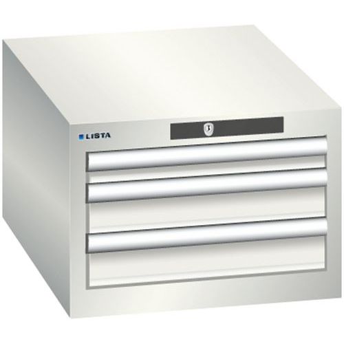 Dielenské zásuvkové skrine Lista, 2 alebo 3 zásuvky