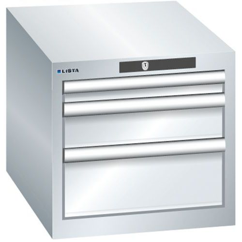 Dielenské zásuvkové skrine Lista, 3 alebo 4 zásuvky