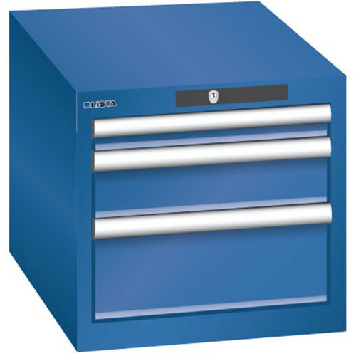 Dielenské zásuvkové skrine Lista, 3 alebo 4 zásuvky