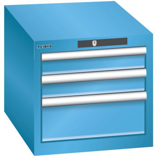 Dielenské zásuvkové skrine Lista, 3 alebo 4 zásuvky