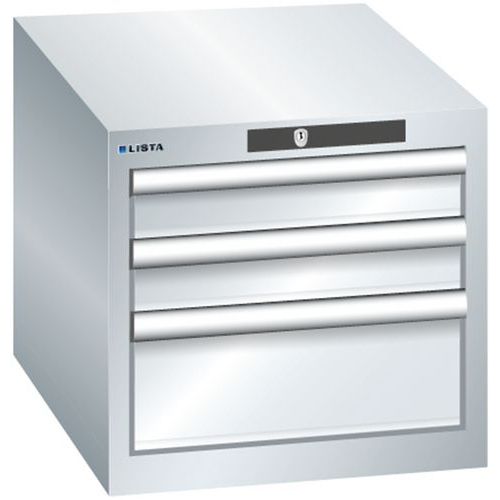 Dielenské zásuvkové skrine Lista, 3 alebo 4 zásuvky