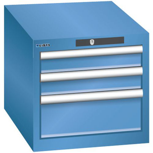 Dielenské zásuvkové skrine Lista, 3 alebo 4 zásuvky