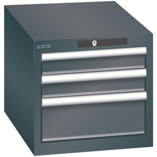 Dielenské zásuvkové skrine Lista, 3 alebo 4 zásuvky