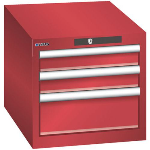 Dielenské zásuvkové skrine Lista, 3 alebo 4 zásuvky