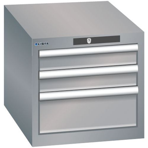 Dielenské zásuvkové skrine Lista, 3 alebo 4 zásuvky