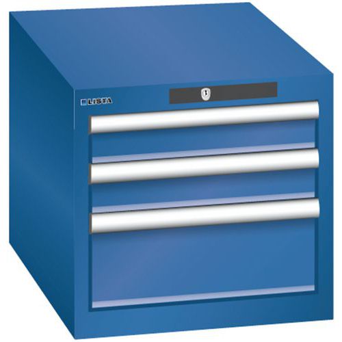 Dielenské zásuvkové skrine Lista, 3 alebo 4 zásuvky