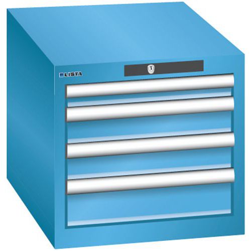 Dielenské zásuvkové skrine Lista, 3 alebo 4 zásuvky