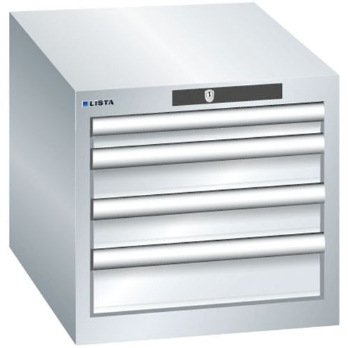 Dielenské zásuvkové skrine Lista, 3 alebo 4 zásuvky