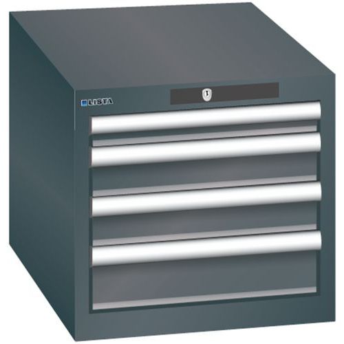 Dielenské zásuvkové skrine Lista, 3 alebo 4 zásuvky