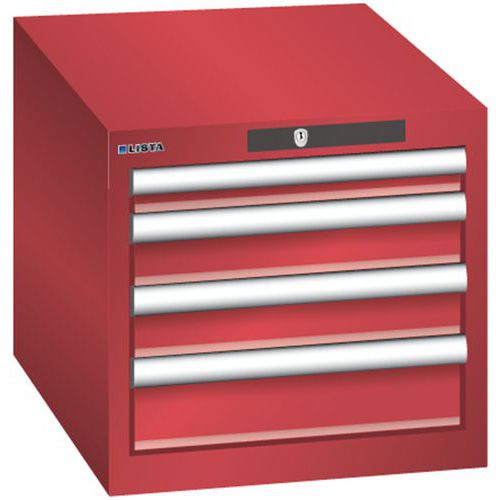 Dielenské zásuvkové skrine Lista, 3 alebo 4 zásuvky