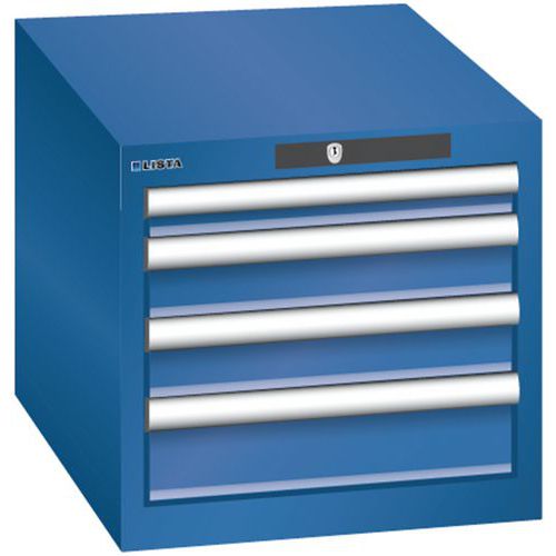 Dielenské zásuvkové skrine Lista, 3 alebo 4 zásuvky