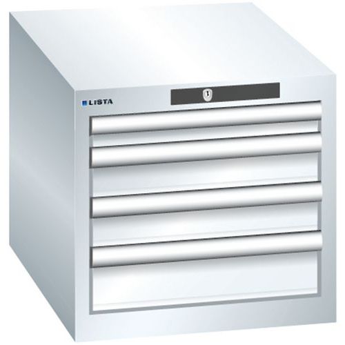 Dielenské zásuvkové skrine Lista, 3 alebo 4 zásuvky