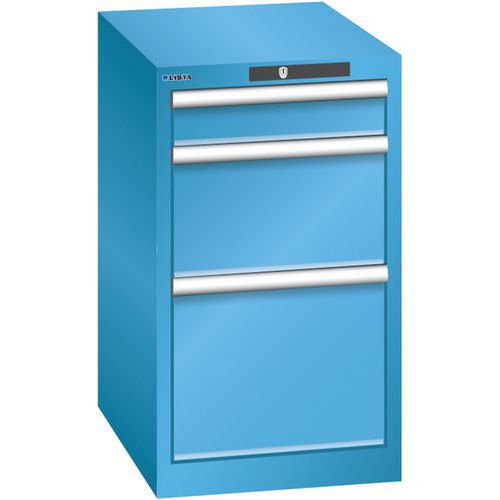 Dielenské zásuvkové skrine Lista, 3 alebo 5 zásuviek