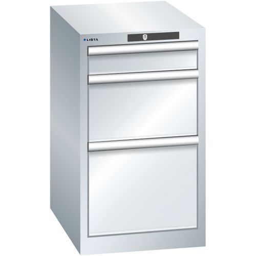 Dielenské zásuvkové skrine Lista, 3 alebo 5 zásuviek