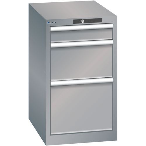 Dielenské zásuvkové skrine Lista, 3 alebo 5 zásuviek