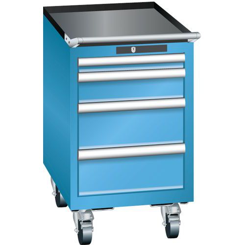 Mobilné dielenské zásuvkové skrine Lista, 4 alebo 5 zásuviek