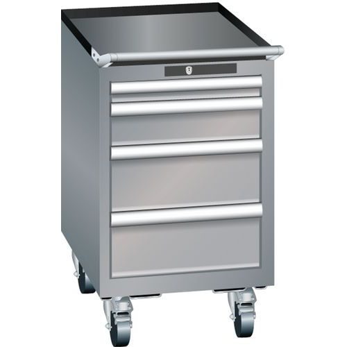 Mobilné dielenské zásuvkové skrine Lista, 4 alebo 5 zásuviek