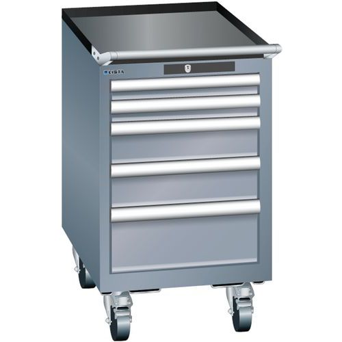 Mobilné dielenské zásuvkové skrine Lista, 4 alebo 5 zásuviek