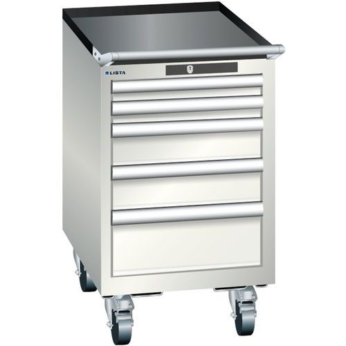 Mobilné dielenské zásuvkové skrine Lista, 4 alebo 5 zásuviek