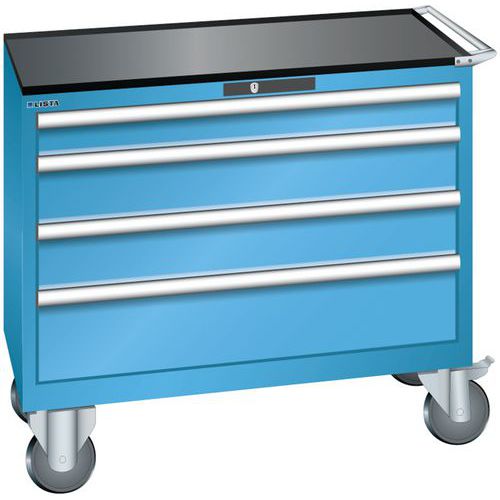 Dielenské zásuvkové skrine Lista, 4, 5 a 6 zásuviek, 1023x572x962 mm