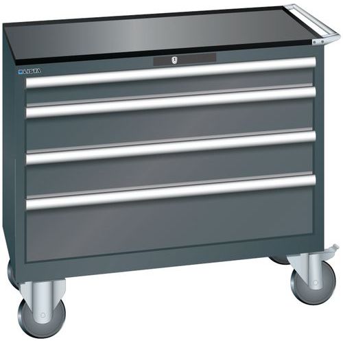 Dielenské zásuvkové skrine Lista, 4, 5 a 6 zásuviek, 1023x572x962 mm