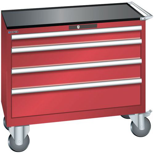 Dielenské zásuvkové skrine Lista, 4, 5 a 6 zásuviek, 1023x572x962 mm