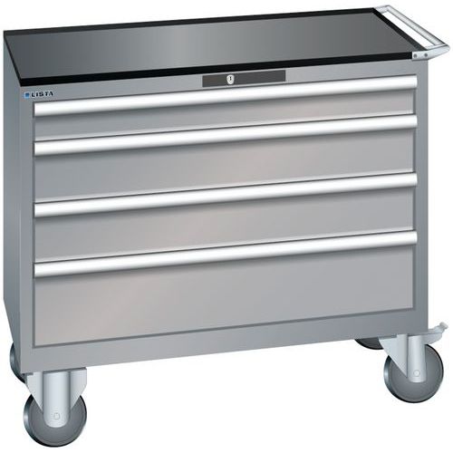 Dielenské zásuvkové skrine Lista, 4, 5 a 6 zásuviek, 1023x572x962 mm