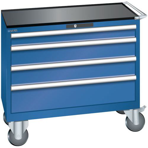 Dielenské zásuvkové skrine Lista, 4, 5 a 6 zásuviek, 1023x572x962 mm