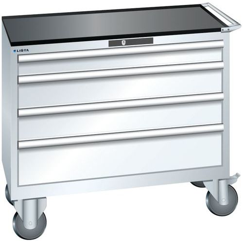 Dielenské zásuvkové skrine Lista, 4, 5 a 6 zásuviek, 1023x572x962 mm