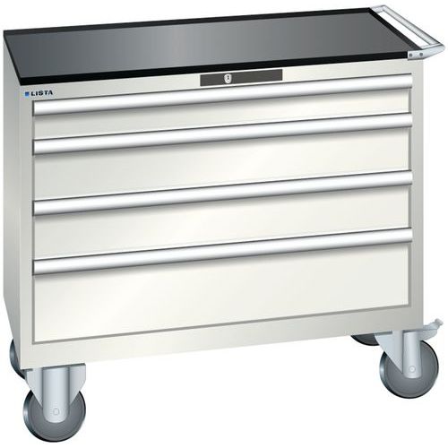 Dielenské zásuvkové skrine Lista, 4, 5 a 6 zásuviek, 1023x572x962 mm