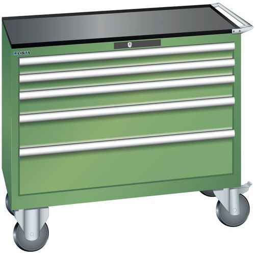 Dielenské zásuvkové skrine Lista, 4, 5 a 6 zásuviek, 1023x572x962 mm