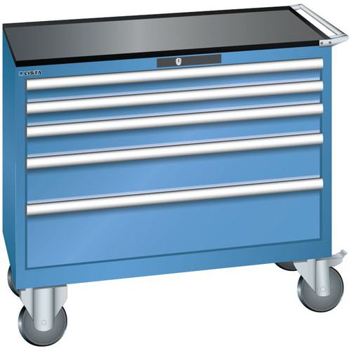 Dielenské zásuvkové skrine Lista, 4, 5 a 6 zásuviek, 1023x572x962 mm