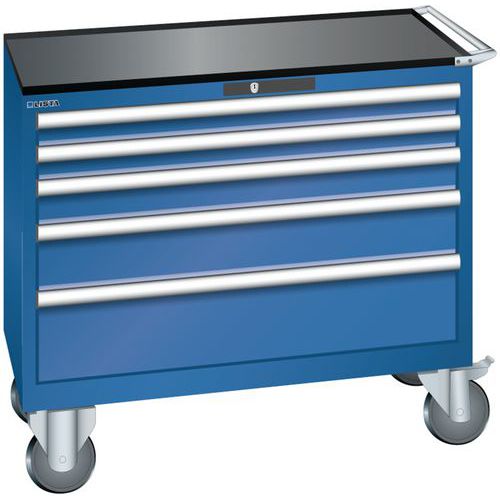 Dielenské zásuvkové skrine Lista, 4, 5 a 6 zásuviek, 1023x572x962 mm