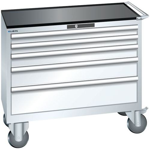 Dielenské zásuvkové skrine Lista, 4, 5 a 6 zásuviek, 1023x572x962 mm