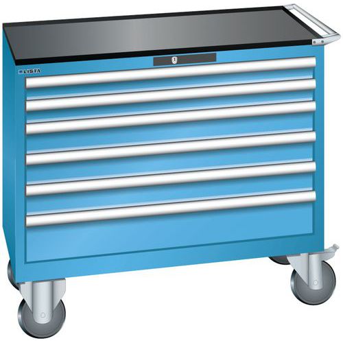 Dielenské zásuvkové skrine Lista, 4, 5 a 6 zásuviek, 1023x572x962 mm