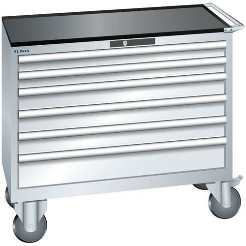 Dielenské zásuvkové skrine Lista, 4, 5 a 6 zásuviek, 1023x572x962 mm