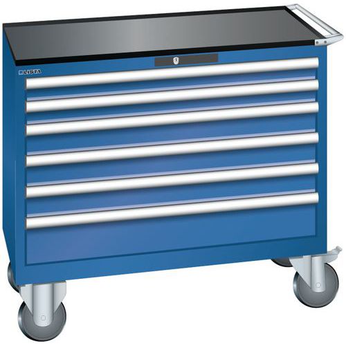 Dielenské zásuvkové skrine Lista, 4, 5 a 6 zásuviek, 1023x572x962 mm