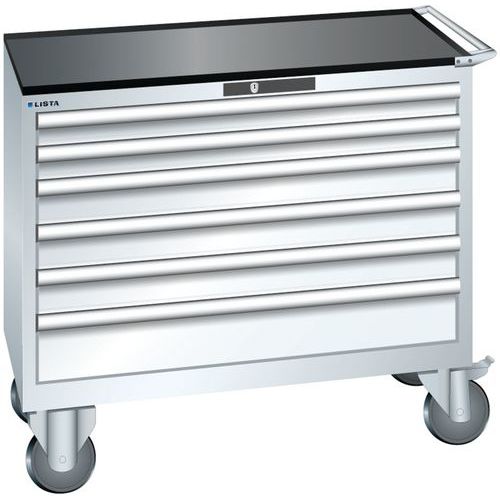 Dielenské zásuvkové skrine Lista, 4, 5 a 6 zásuviek, 1023x572x962 mm