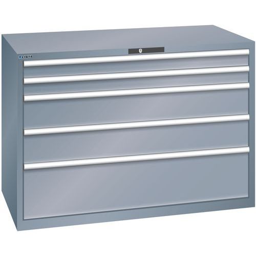 Dielenské zásuvkové skrine Lista, 1431x725x1000 mm, 5, 7 alebo 8 zásuviek